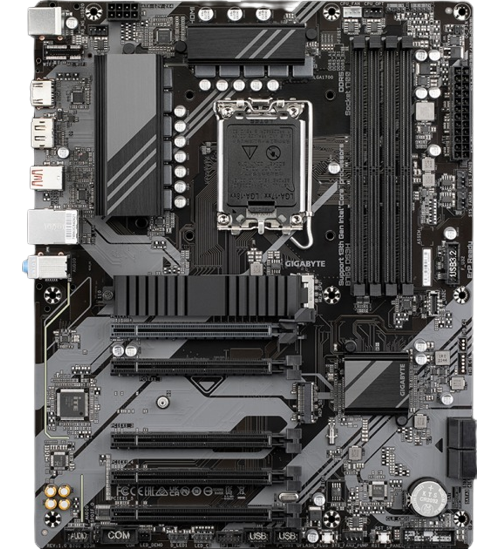 Материнська плата Gigabyte B760 DS3H LGA1700 DDR5 B760 ATX Підтримка Intel Core Gen 12-14 (570729) - фото 2