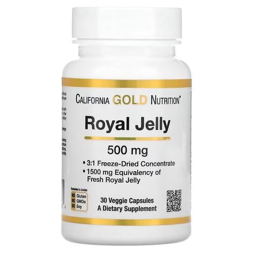 Маточное молочко Royal Jelly CGN Royal Jelly 500 мг 30 Veggie Caps (CGN-00953)