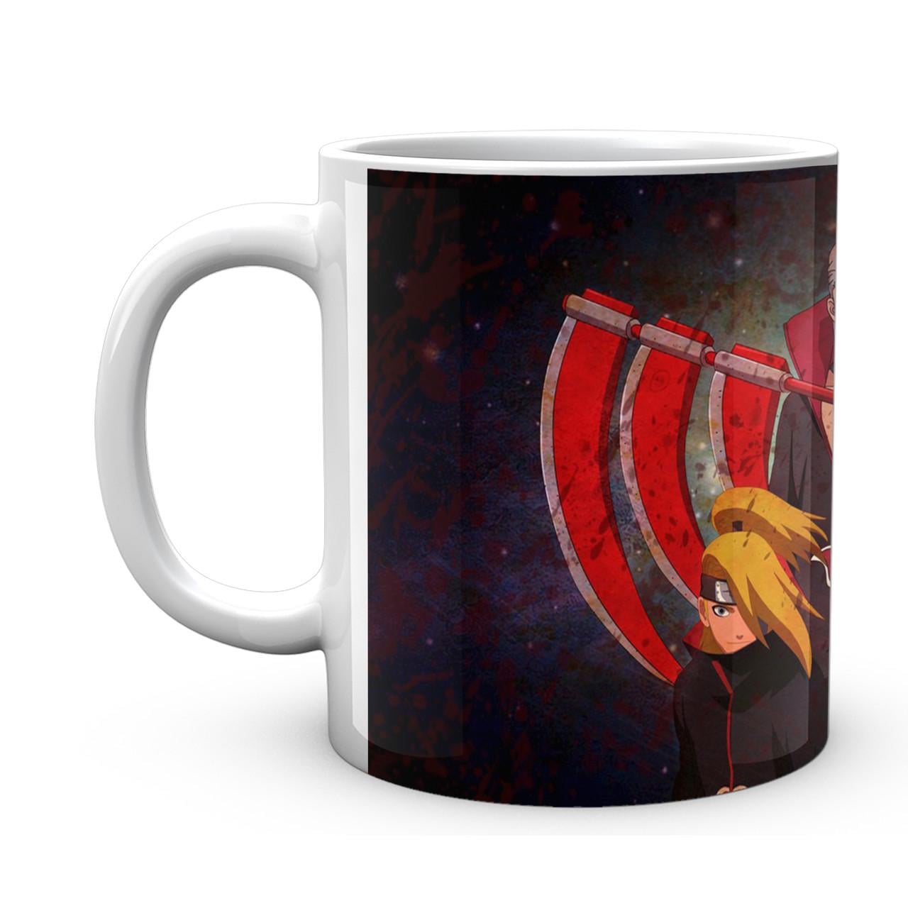 Чашка Gee! Наруто Naruto Акацуки Космос Белый NA.02.324