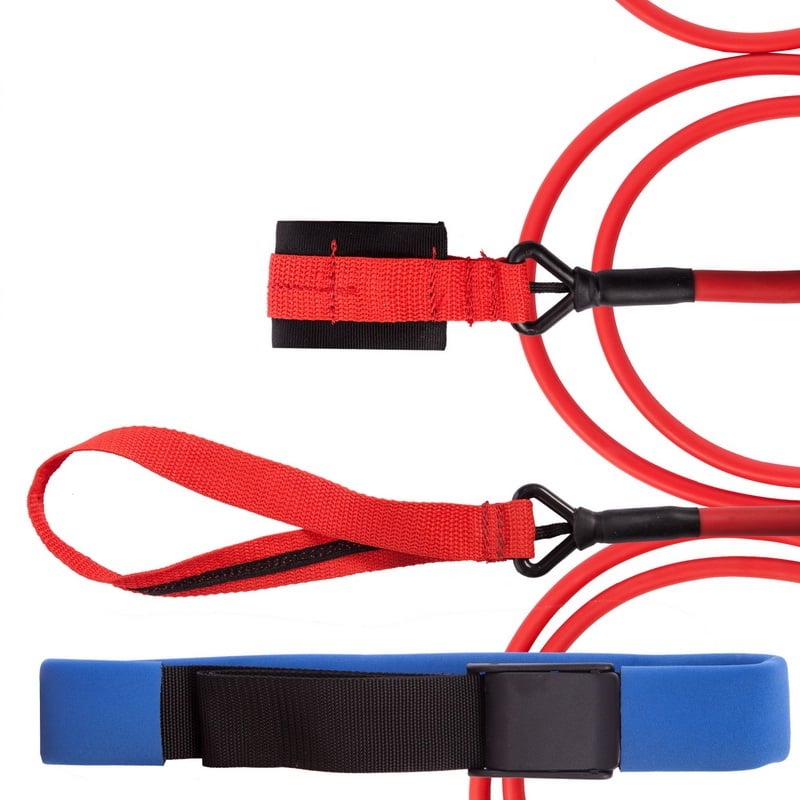 Поясные тренажеры для плавания SP-Planeta SWIMMING SAFETY CORD WITH BELT PL-3035 6,5м Красный (611cc162b16ab51d88517e6e)