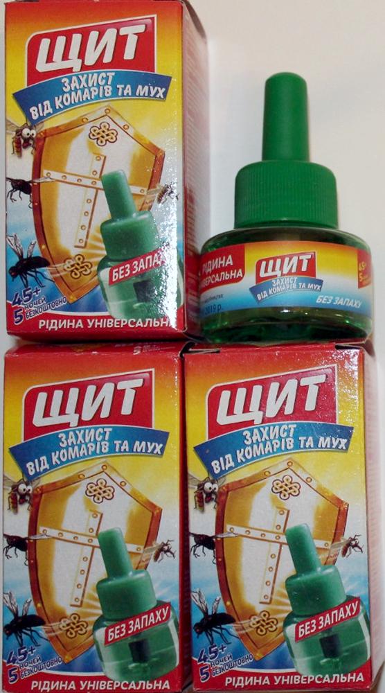 Жидкость для фумигатора от комаров Щит 45+5 ночей 27 мл Красный - фото 8