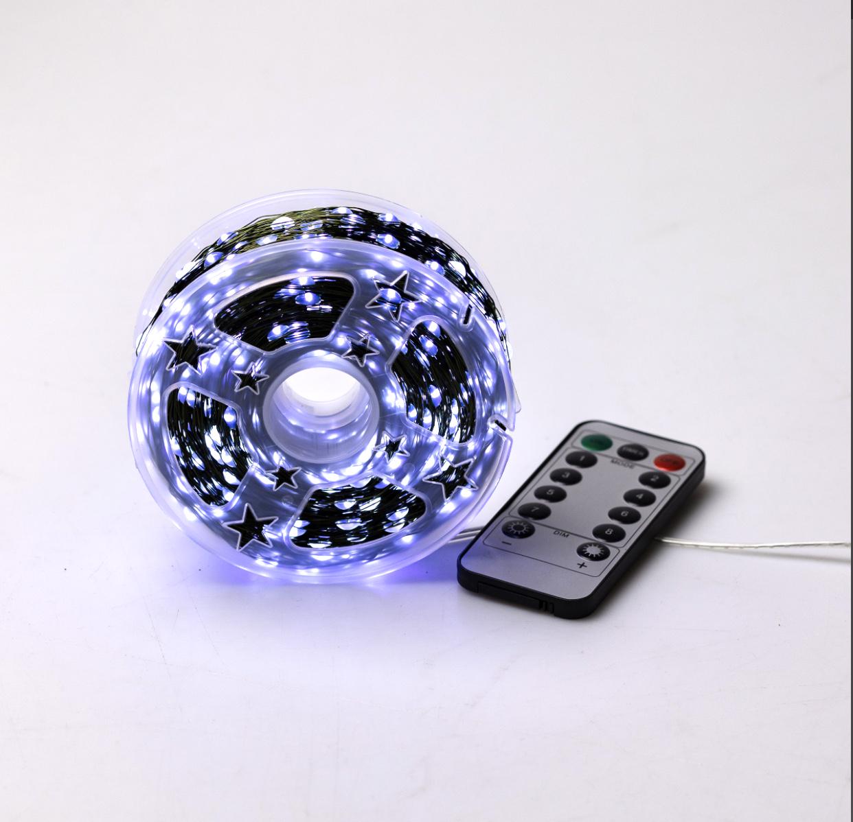 Гірлянда-нитка Роса 2000LED з пультом від мережі 200 м Холодний білий (22773262) - фото 1 Гірлянда-нитка Роса 2000LED з пультом від мережі 200 м Холодний білий (22773262) - фото 1