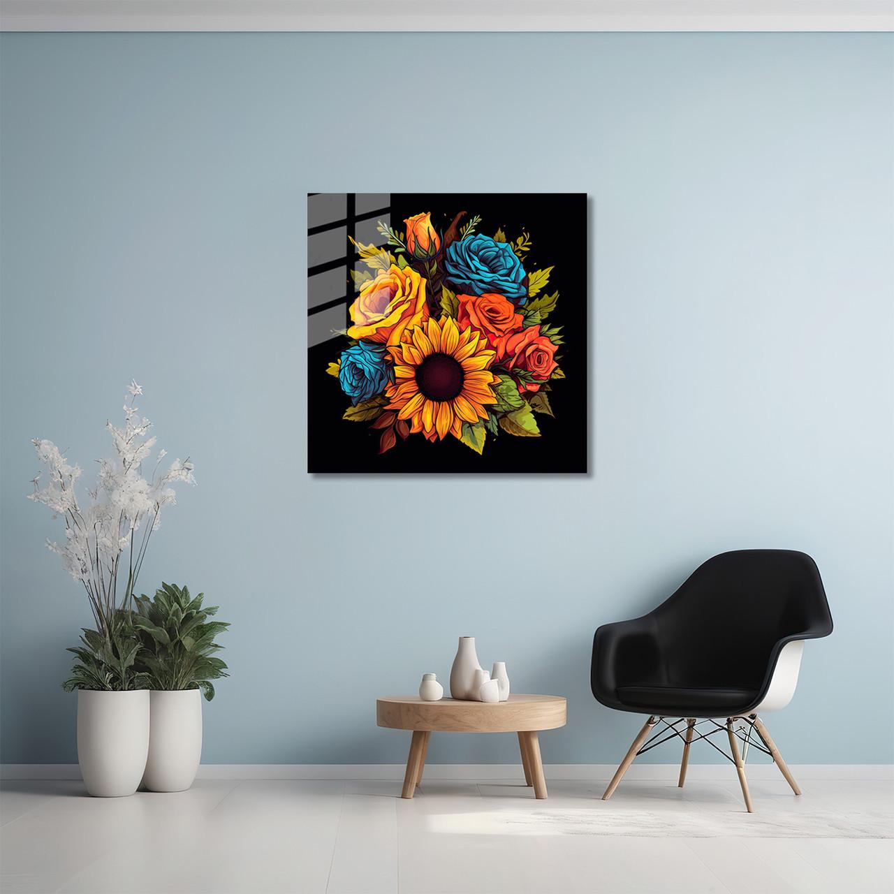 Картина на стекле NovellaPrint Цветочная симфония 70х70 см (499.2) - фото 5