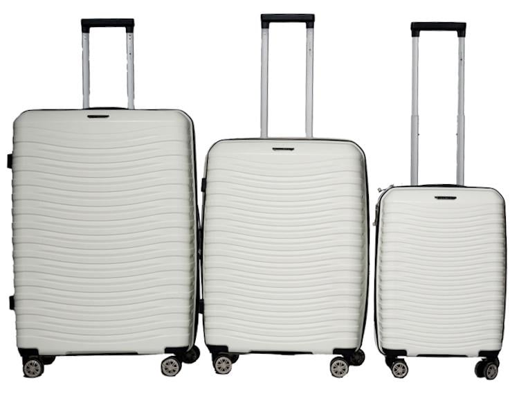 Комплект чемоданов Snowball 43803 Белый (31706890)