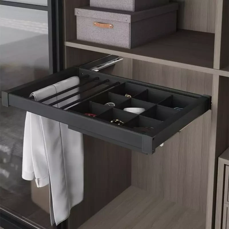 Брючниця Starax S-6705-A з осередками 800 мм Антрацит (S-6795) - фото 2 Брючниця Starax S-6705-A з осередками 800 мм Антрацит (S-6795) - фото 2