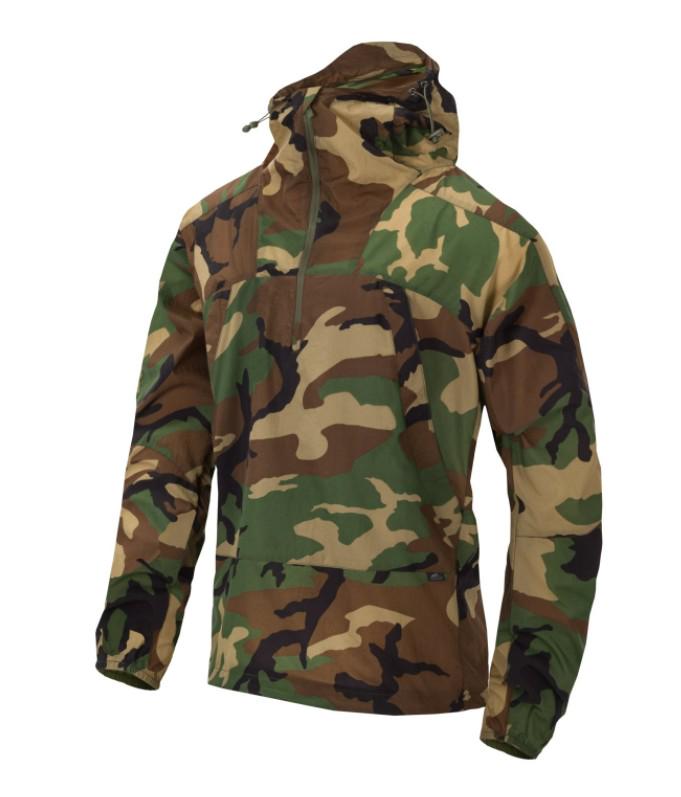 Куртка военная Helikon-Tex Windrunner Windshirt Windpack Nylon XL US Woodland (10412592) - фото 1