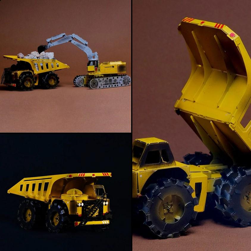 Конструктор METAL-TIME Quarry Transporter MT014 коллекционная модель (3029045) - фото 8 Конструктор METAL-TIME Quarry Transporter MT014 коллекционная модель (3029045) - фото 8