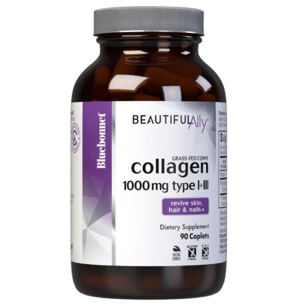 Коллаген Bluebonnet Nutrition Beautiful Ally Collagen Type I + III 90 капс. (000021562)