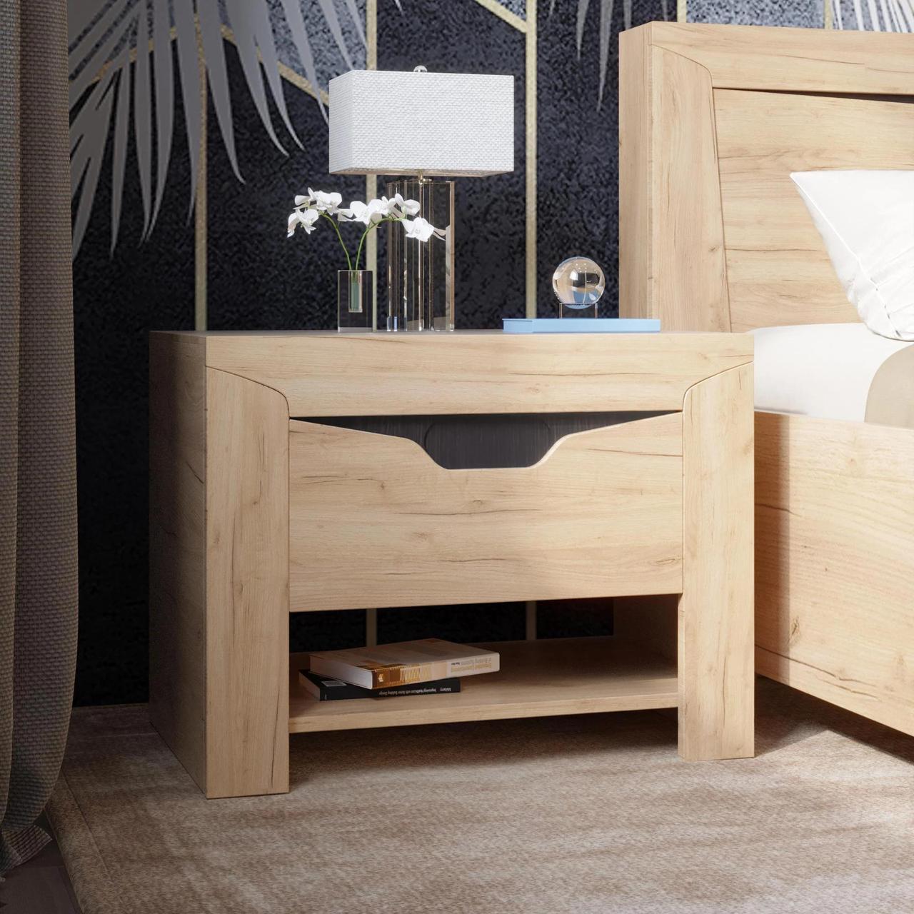 Спальня Еверест Liberty Комплект №2 5 елементів Дуб крафт золотий (DTM-2499) - фото 5 Спальня Еверест Liberty Комплект №2 5 елементів Дуб крафт золотий (DTM-2499) - фото 5