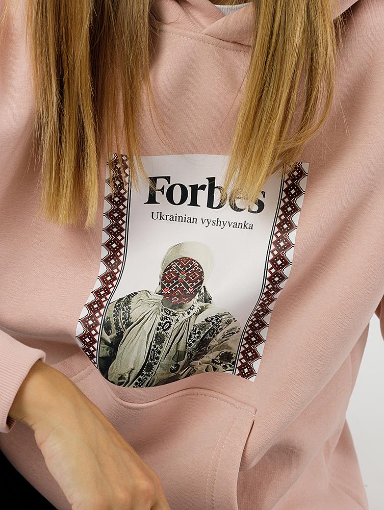 Худи женское ЦБ-00226040 р. 46 Пудровый (SKT000923495) - фото 2 Худи женское ЦБ-00226040 р. 46 Пудровый (SKT000923495) - фото 2