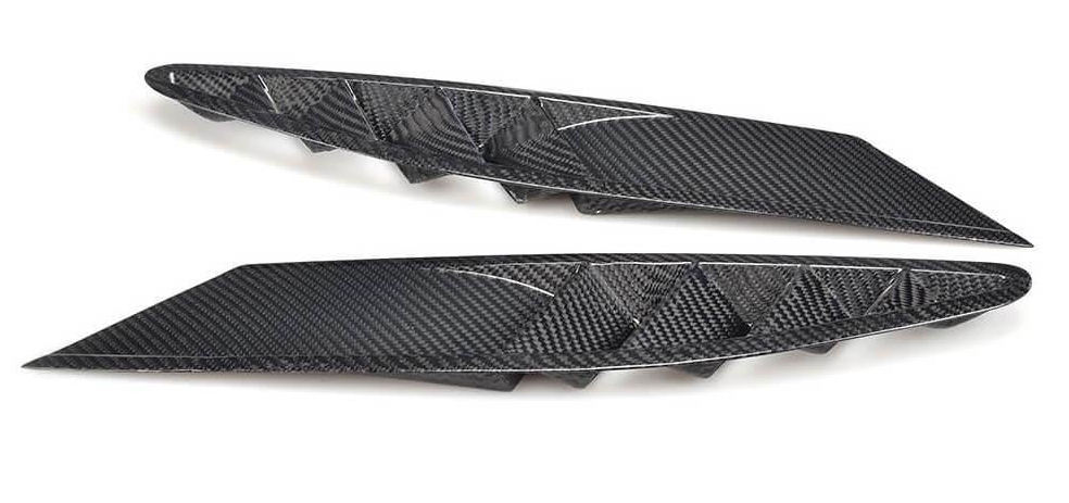Накладки на передний бампер DDCarbon V1 2011-2013 для Ferrari 458 Italia карбон (153439)
