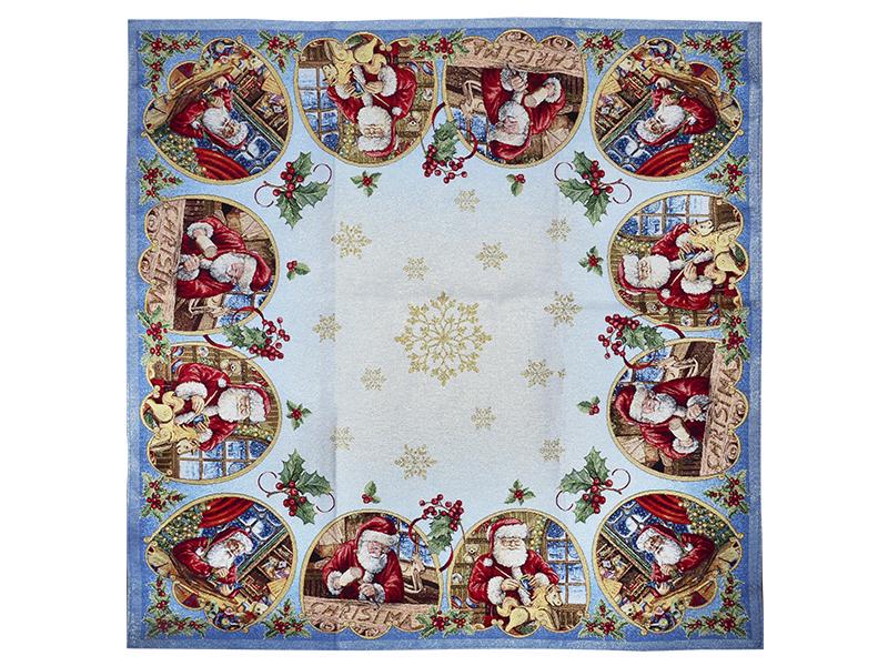 Скатерть гобеленовая новогодняя с люрексом Lefard Hamlet 100x100 см (716-016) Скатерть гобеленовая новогодняя с люрексом Lefard Hamlet 100x100 см (716-016)
