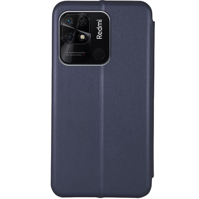 Противоударный кожаный чехол (книжка) Classy для Xiaomi Redmi 10C Темно-синий - фото 2 Противоударный кожаный чехол (книжка) Classy для Xiaomi Redmi 10C Темно-синий - фото 2