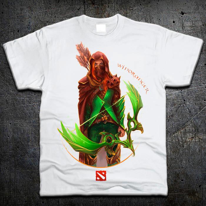 Футболка Fruit of the Loom Герой ВР "Windranger" Dota 2 140 см Белый (1193477)