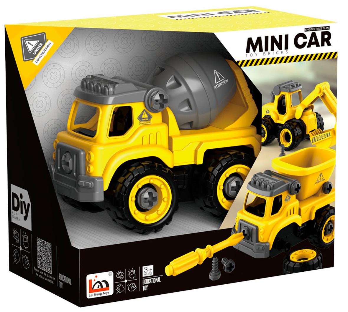 Конструктор DIY Spatial Creativity Бетономешалка LM9015 (6548091)