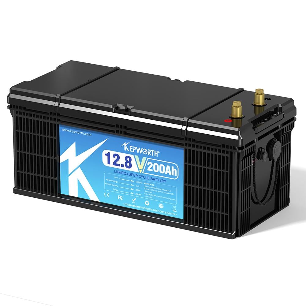 Акумулятор Kepworth LiFePO4 12V 200Ah 2560W із зарядним пристроєм BMS (K12200525) - фото 3 Акумулятор Kepworth LiFePO4 12V 200Ah 2560W із зарядним пристроєм BMS (K12200525) - фото 3