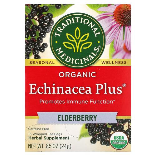 Чай Traditional Medicinals Organic Echinacea Plus Elderberry 16 пакетиков (TRA-00154) Чай Traditional Medicinals Organic Echinacea Plus Elderberry 16 пакетиков (TRA-00154)