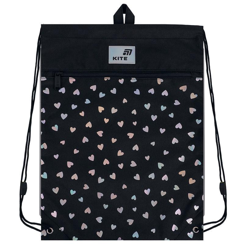 Сумка для обуви KITE Black&Silver (K26-601M-14)