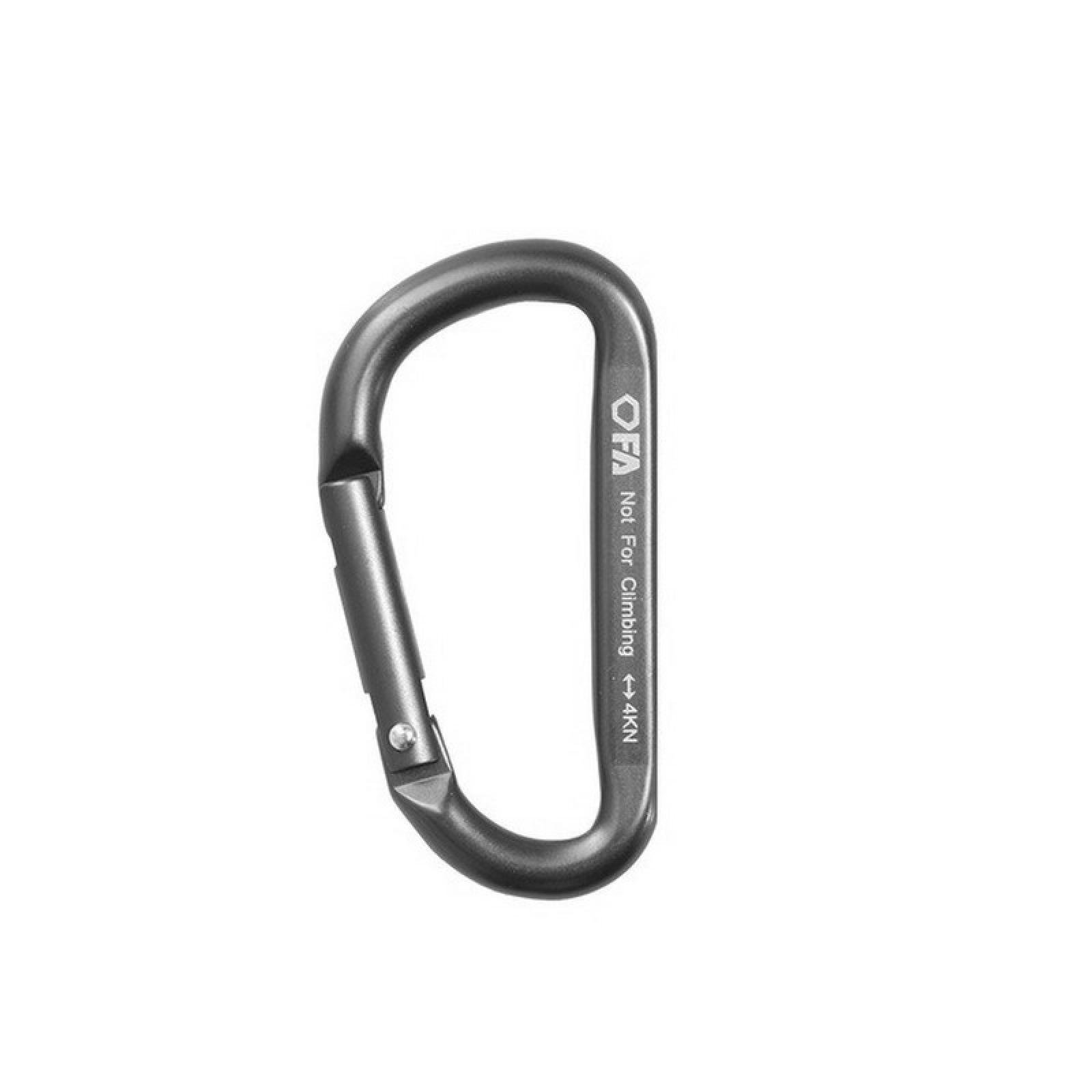 Карабін допоміжний без муфти First Ascent NFC 7 мм Grey (18253684)