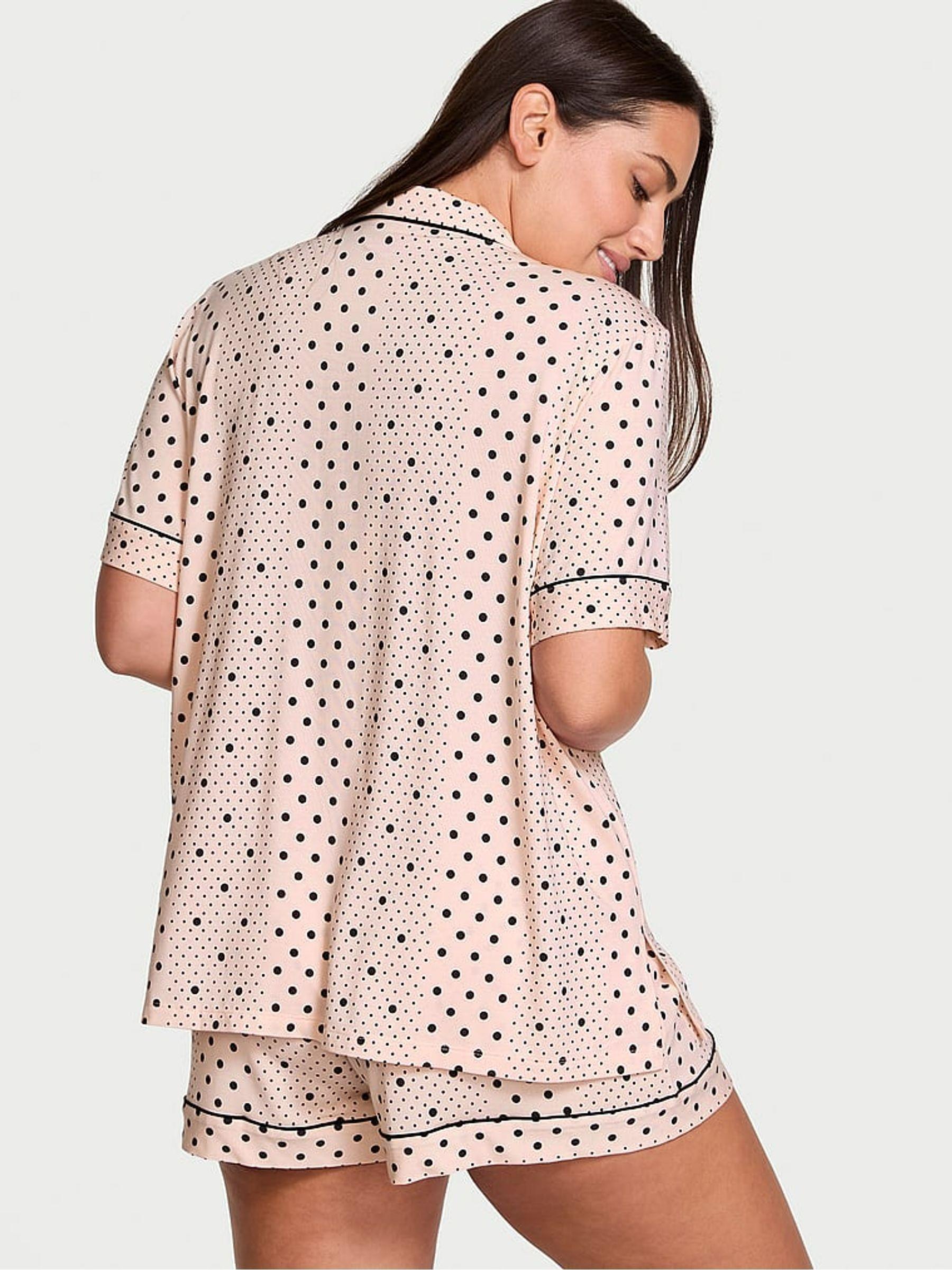 Піжама модал сорочка/шорти Victoria's Secret Modal Soft Short Pajama Set Pink Dot S Рожевий (26811536D) - фото 2 Піжама модал сорочка/шорти Victoria's Secret Modal Soft Short Pajama Set Pink Dot S Рожевий (26811536D) - фото 2