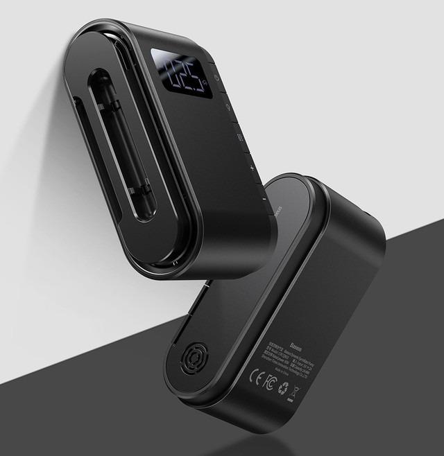 Насос автомобильный Baseus Dynamic Eye Inflator Pump Black (CRCQB03-01) - фото 2 Насос автомобильный Baseus Dynamic Eye Inflator Pump Black (CRCQB03-01) - фото 2