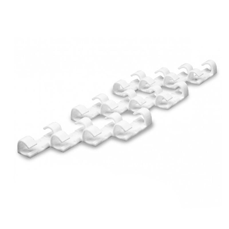 Фиксатор для проволоки Cable Clips CC-980 12 шт. Белый (7291)