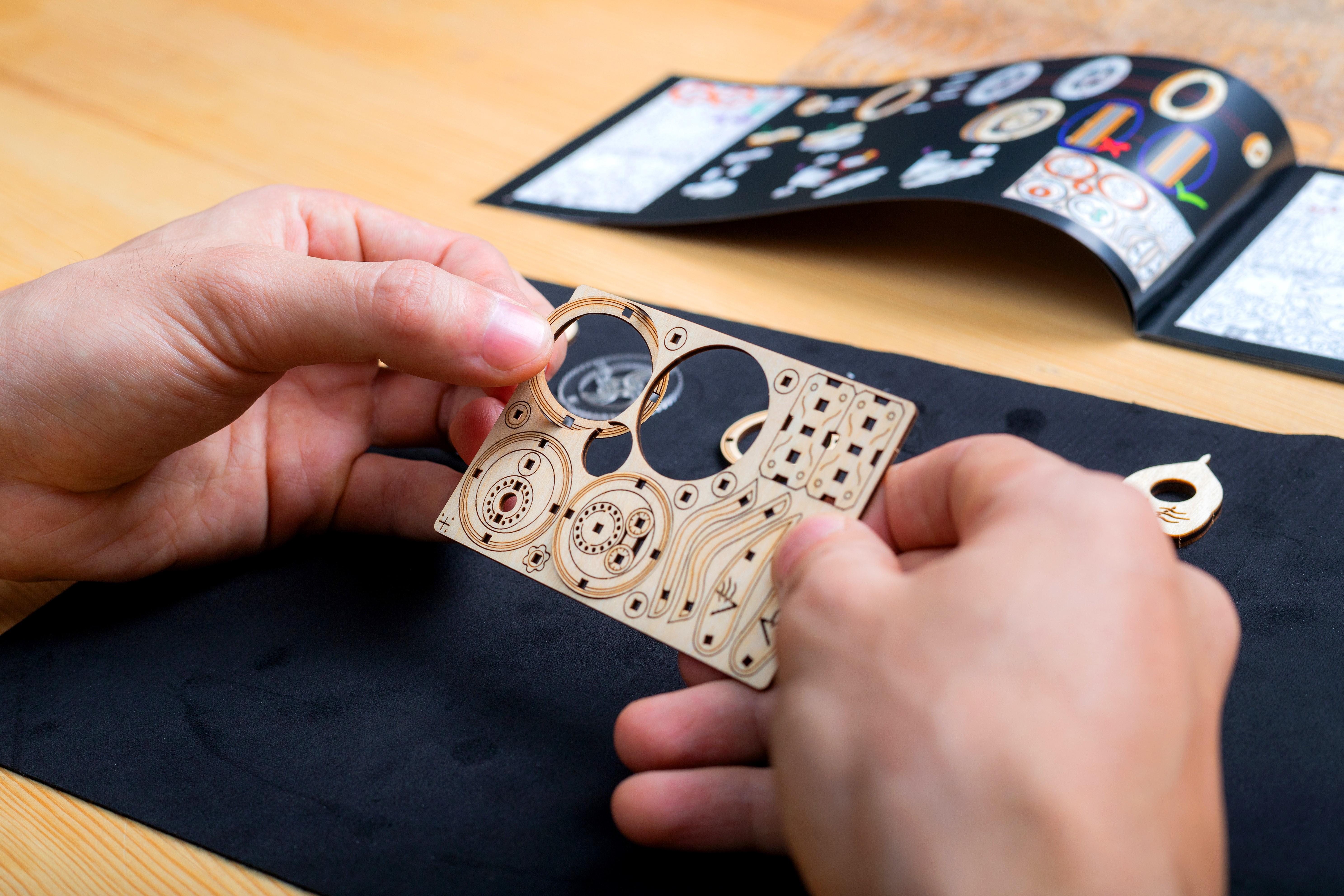 Конструктор деревянный Viter Models Мотоцикл Сhopper-v1 (Сhopper-v1) - фото 4