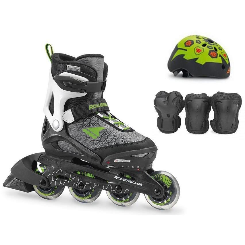 Роликові ковзани Rollerblade CUBE Чорний/Зелений (UHO6A1EA216F4E.93)