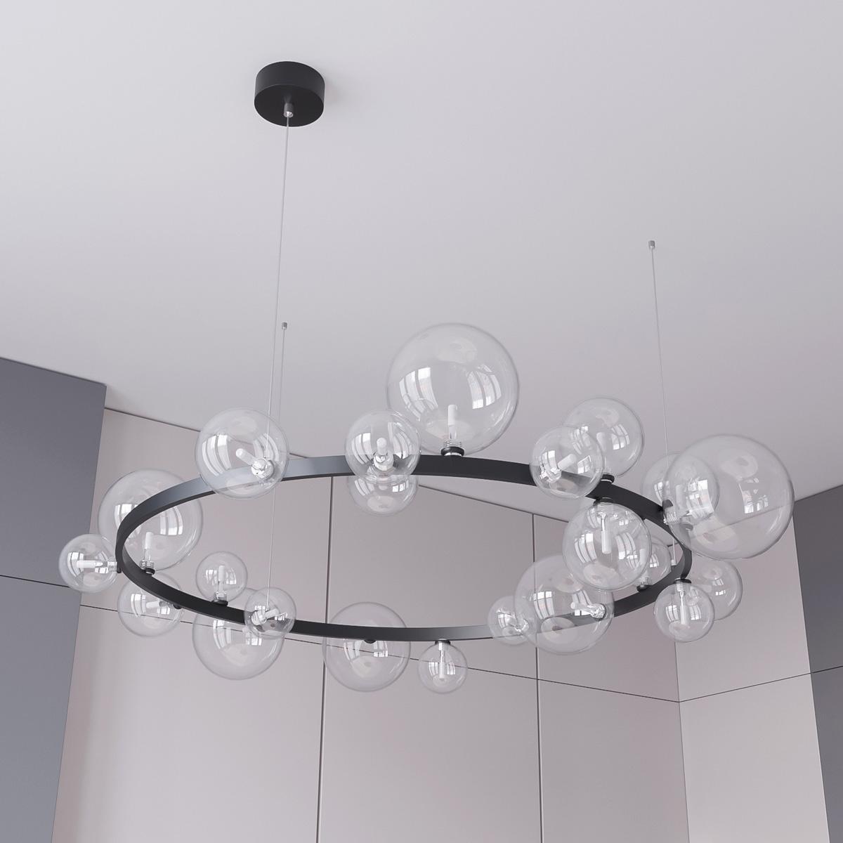 Люстра Mj-Light Axo D120 Bk (16036)