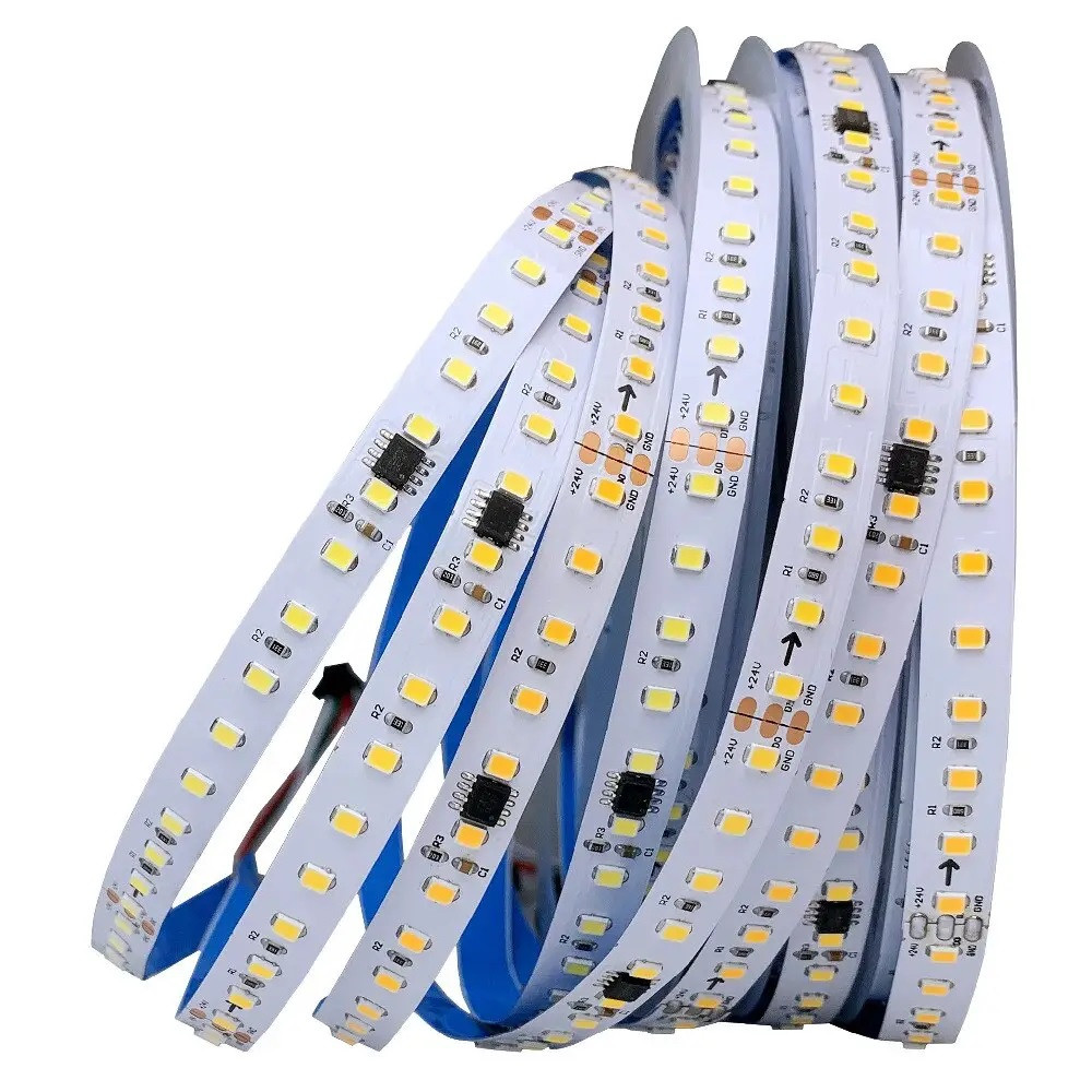 Світлодіодна стрічка адресна 24V 120 світлодіодів 2835 тепла 3000K (28205) - фото 2 Світлодіодна стрічка адресна 24V 120 світлодіодів 2835 тепла 3000K (28205) - фото 2