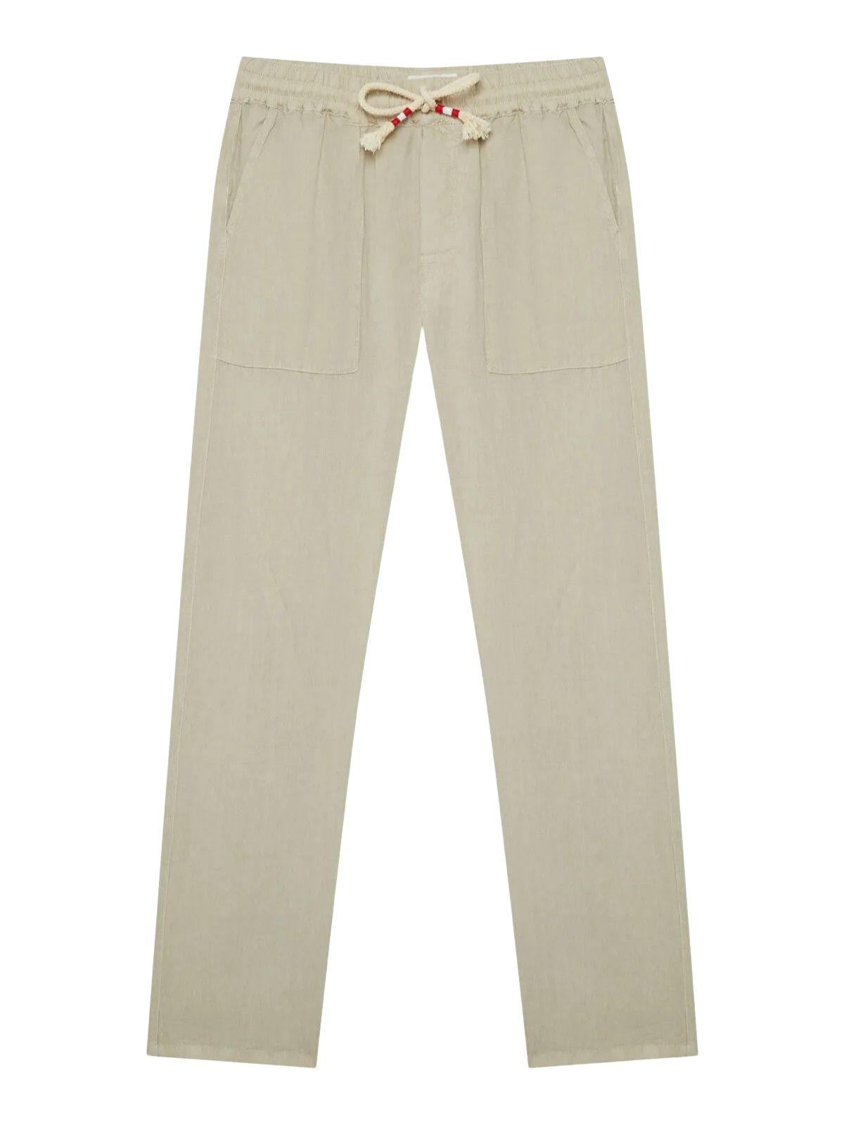 Брюки льняные мужские MC2 Saint Barth 2XL Бежевый (CAA0001-10H)