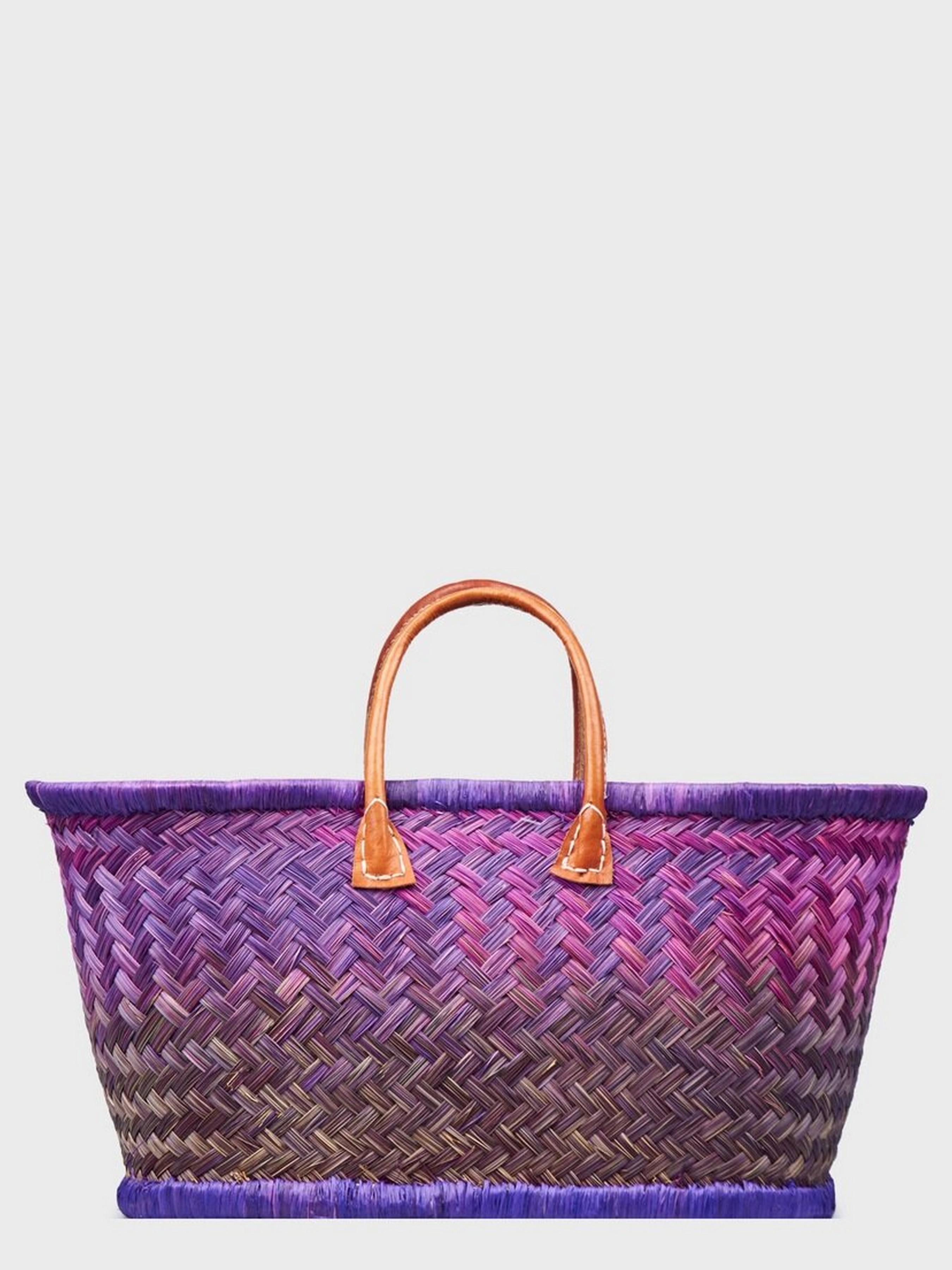 Пляжная сумка LE COMTOUR DE LA PLAGE Aravola BM_Bicolor_255 Фиолетово-серый