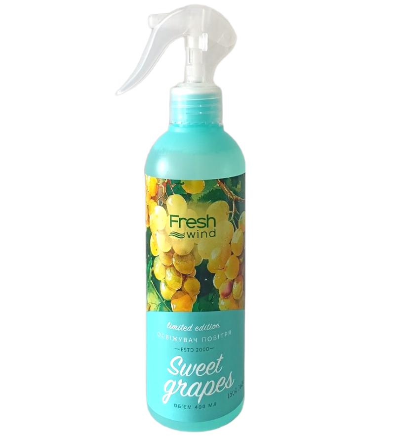 Освежитель воздуха жидкий Fresh Wind Sweet grapes 400 мл (18260)