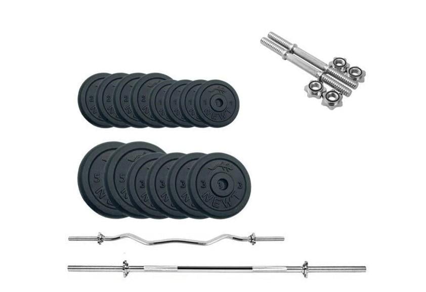 Штанга и гантели металлические Newt Gym Set-HW Home 50 кг - фото 1