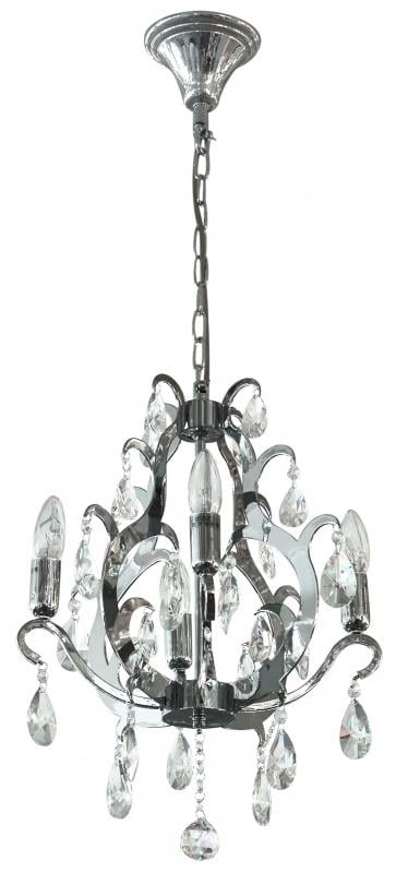 Люстра свічка підвісна прованс кришталева Brille BCL-065S/4