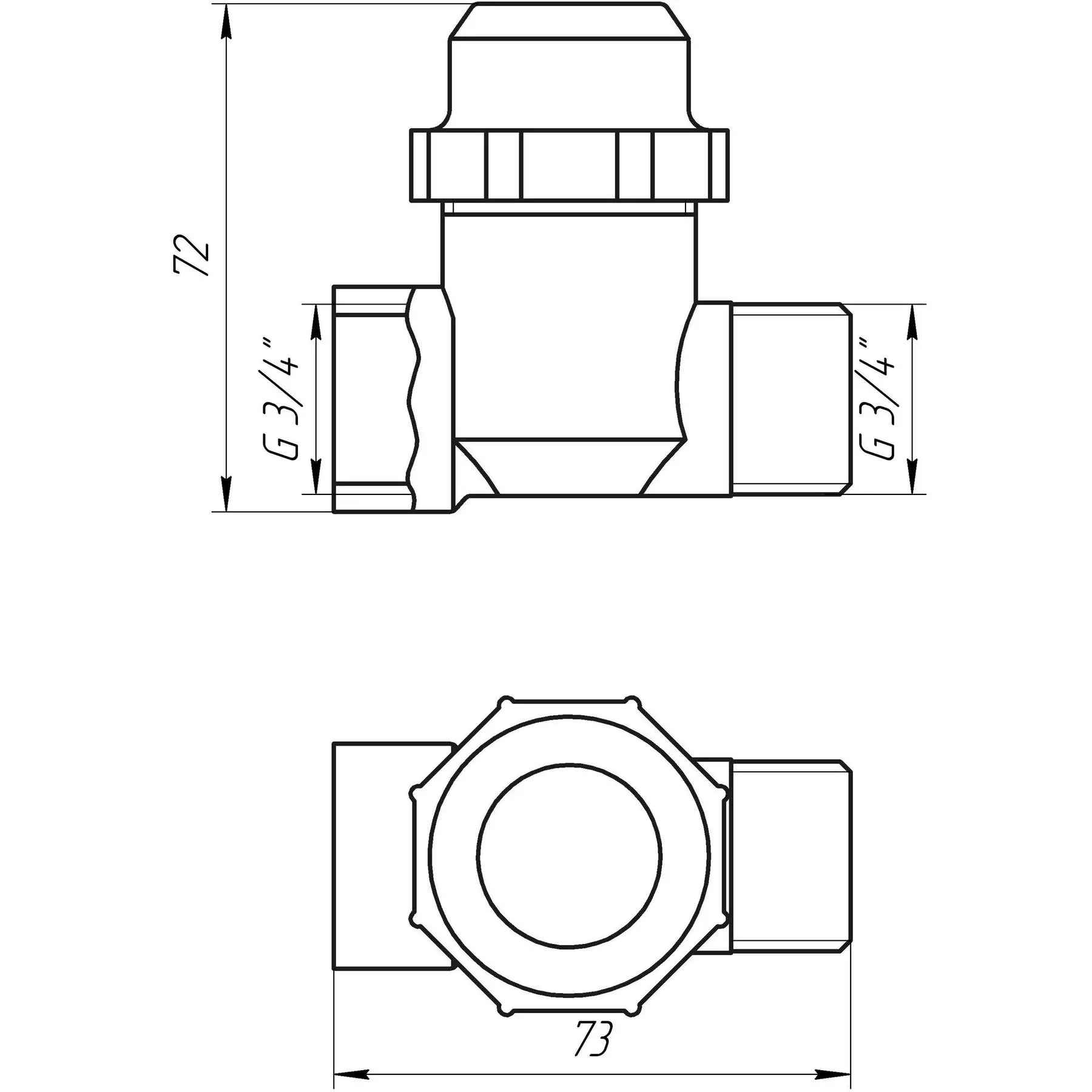 Фильтр грубой очистки Solomon ЗВ никель с отстойником 3/4" (GSR-00000686) - фото 5