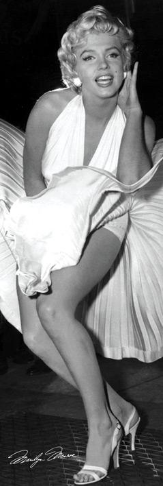 Постер плакат Мэрилин Монро Семь Лет Желания/Marilyn Monroe Seven Year Itch 30x91,5 см