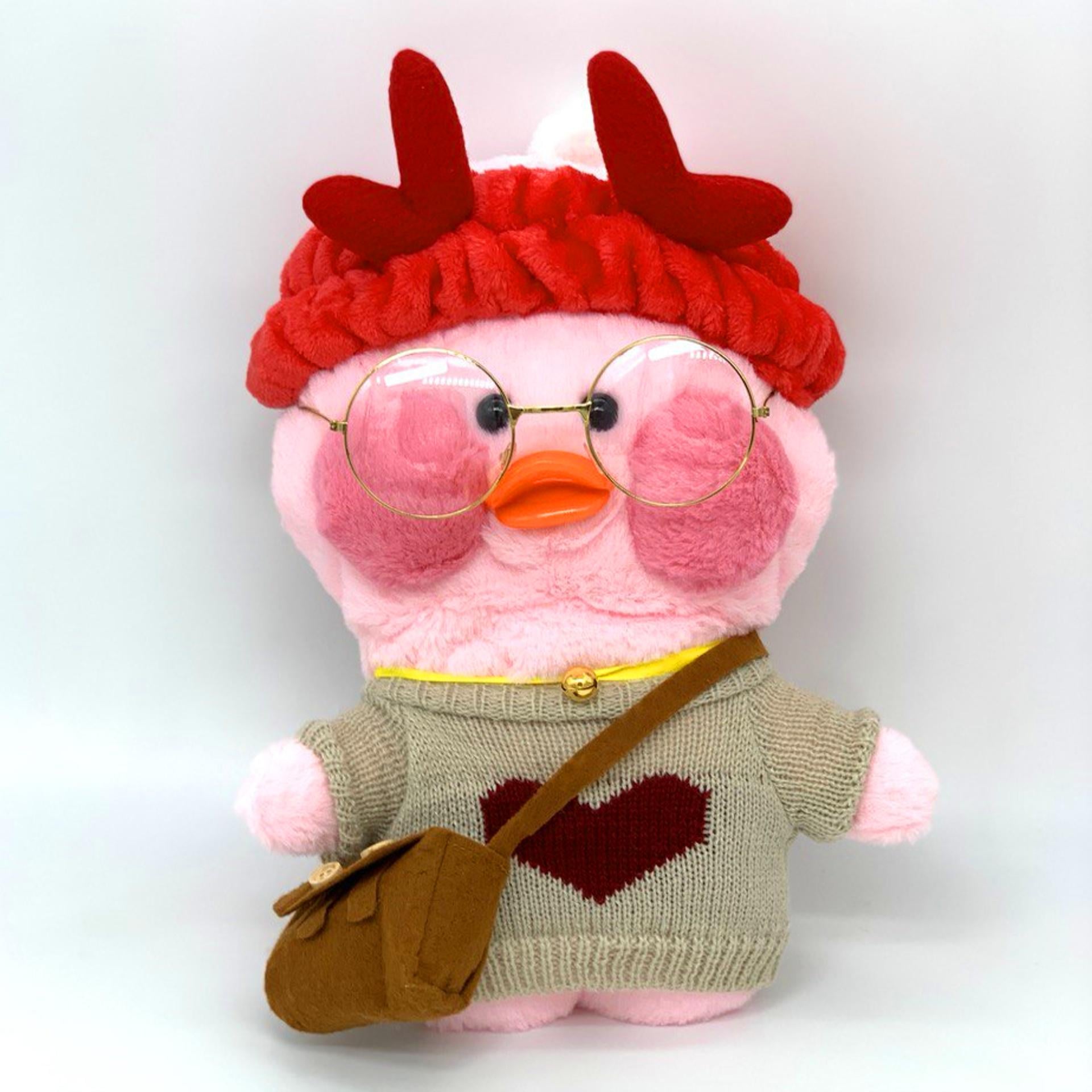 Игрушка мягкая Уточка Лалафанфан 30 см Розовый (N4) Игрушка мягкая Уточка Лалафанфан 30 см Розовый (N4)
