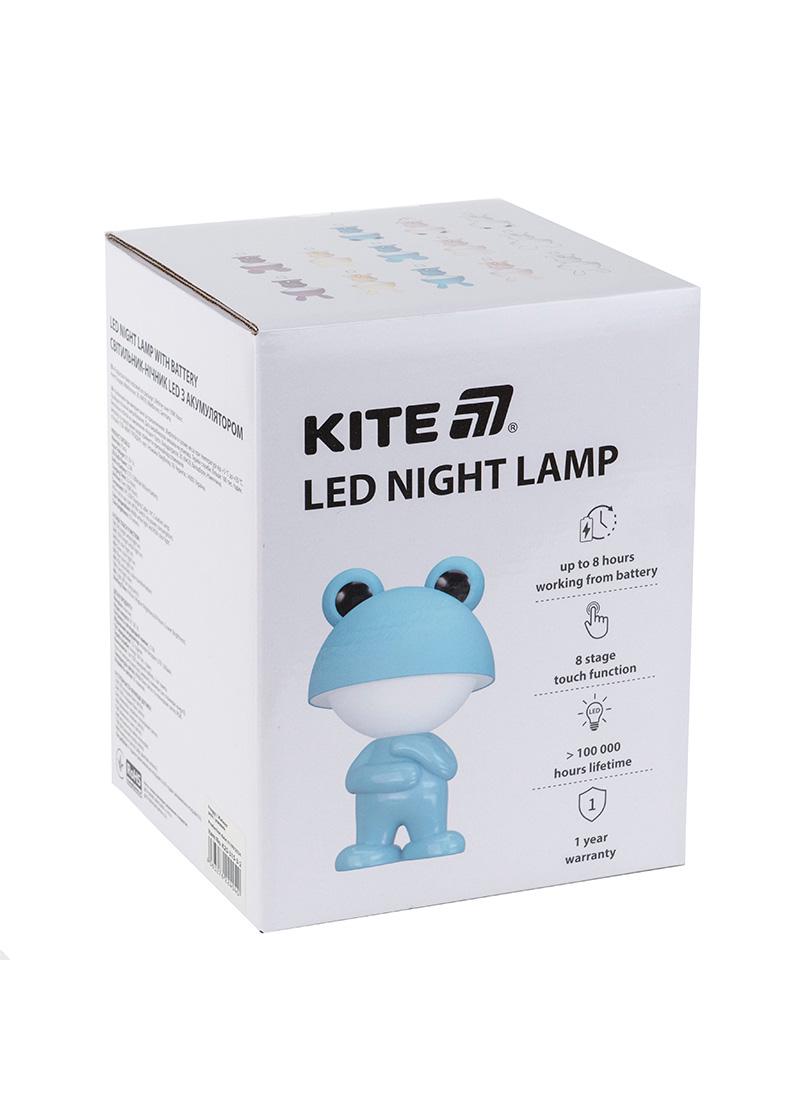 Светильник-ночник LED с аккумулятором KITE Dreamy Bunny Голубой (K25-315-1-3) - фото 3 Светильник-ночник LED с аккумулятором KITE Dreamy Bunny Голубой (K25-315-1-3) - фото 3