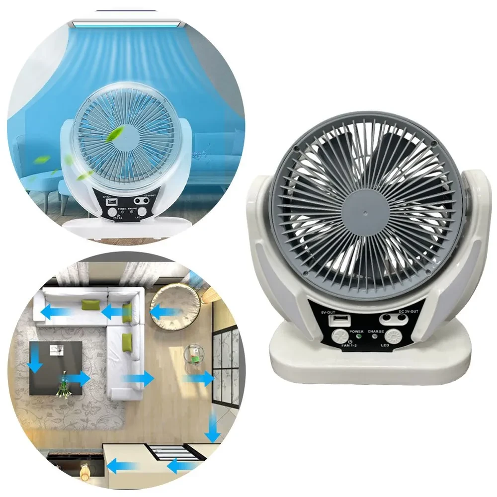 Вентилятор настільний FAN 606 4в1 із сонячною панеллю - фото 6 Вентилятор настільний FAN 606 4в1 із сонячною панеллю - фото 6