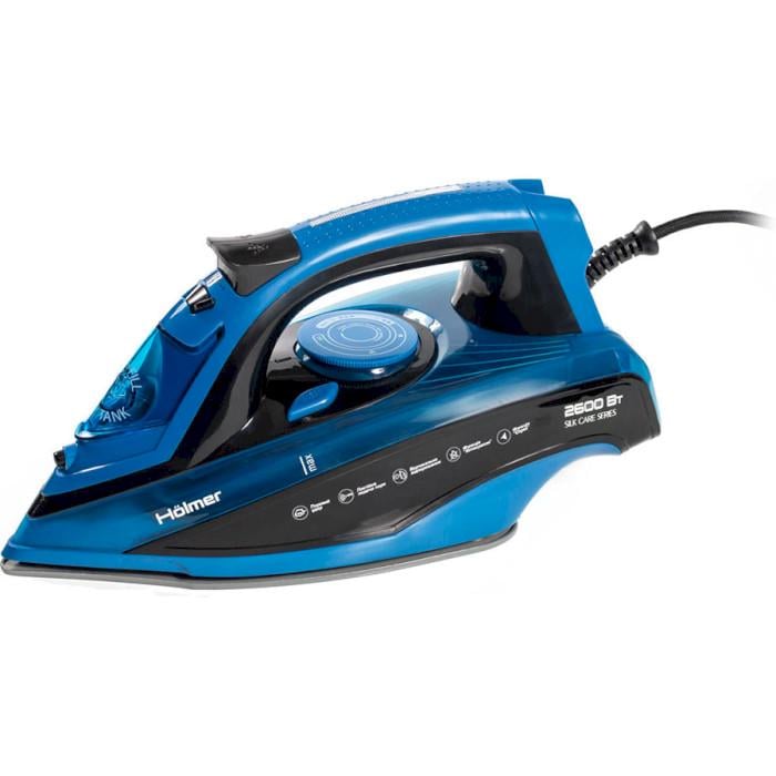 Утюг керамический Holmer HIC-2642 Мощность 2600 Вт 420 мл Blue/Black (620229)