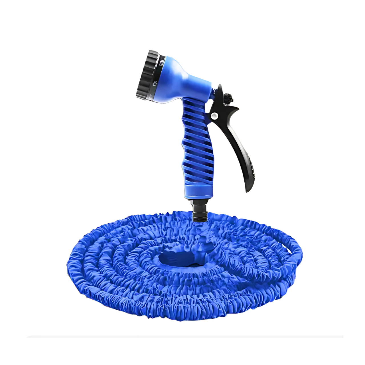 Шланг поливальний з пістолетом садовий що розтягується 59 м Синій (1000305678) Шланг поливальний з пістолетом садовий що розтягується 59 м Синій (1000305678)