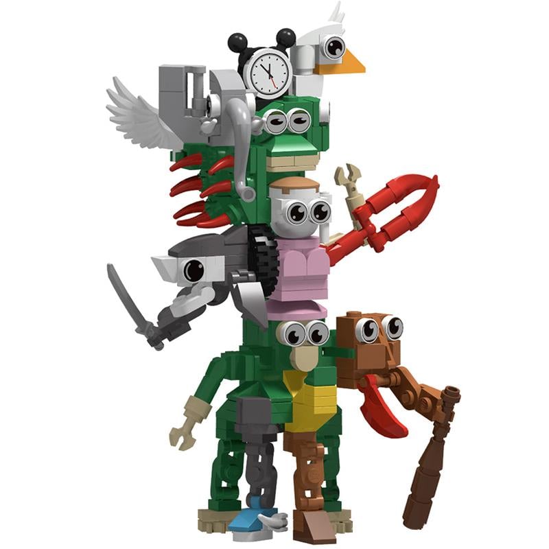 Конструктор-фигурка детский Mega Hybrid 266 дет. (арт EPC15553M)