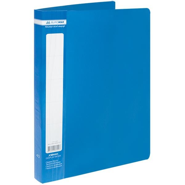 Папка Buromax с 60 файлами А4 полипропилен Синий (BM.3621-02)