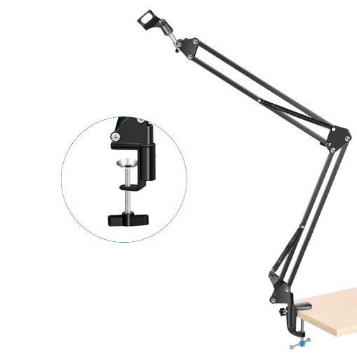 Стойка (пантограф) для микрофона Folem с пауком и ПОП-фильтром (13332) - фото 6 Стойка (пантограф) для микрофона Folem с пауком и ПОП-фильтром (13332) - фото 6