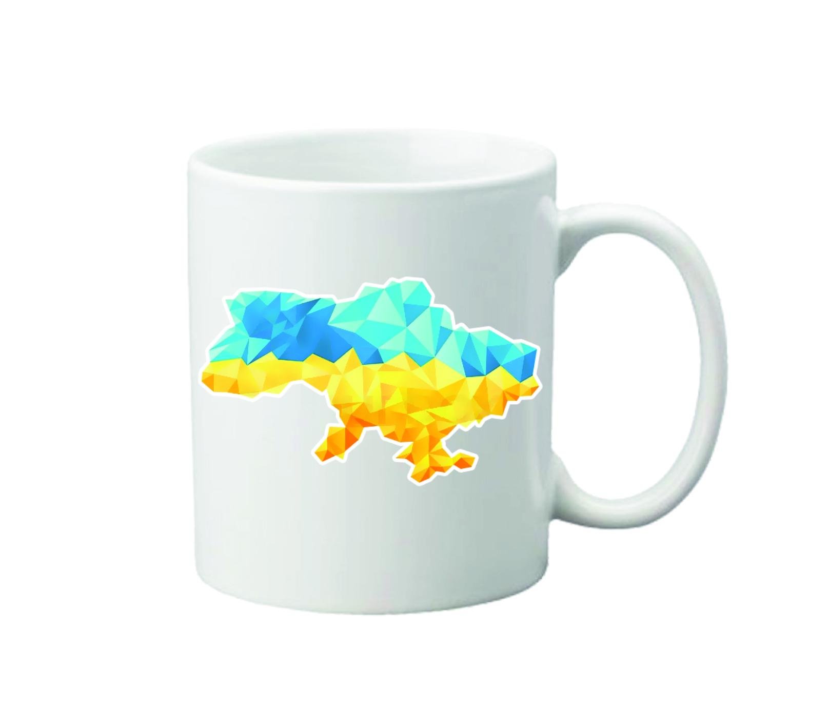 Чашка с принтом Украина 330 мл (23503386)