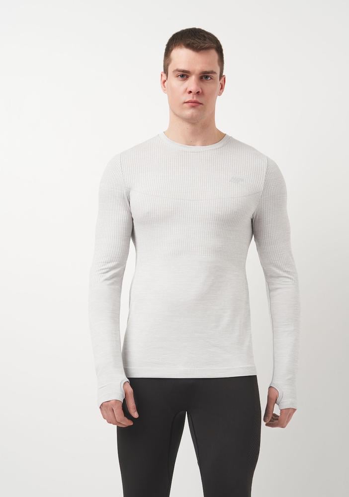 Футболка Myprotein MPM197x62 длинный рукав мужская М Светло-серый