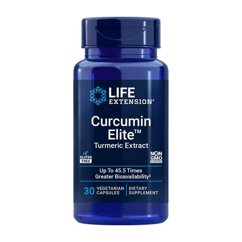 Куркумин Life Extension Curcumin Elite 500 мг 200 мг куркуминоидов с пажитником 30 вер. капс.