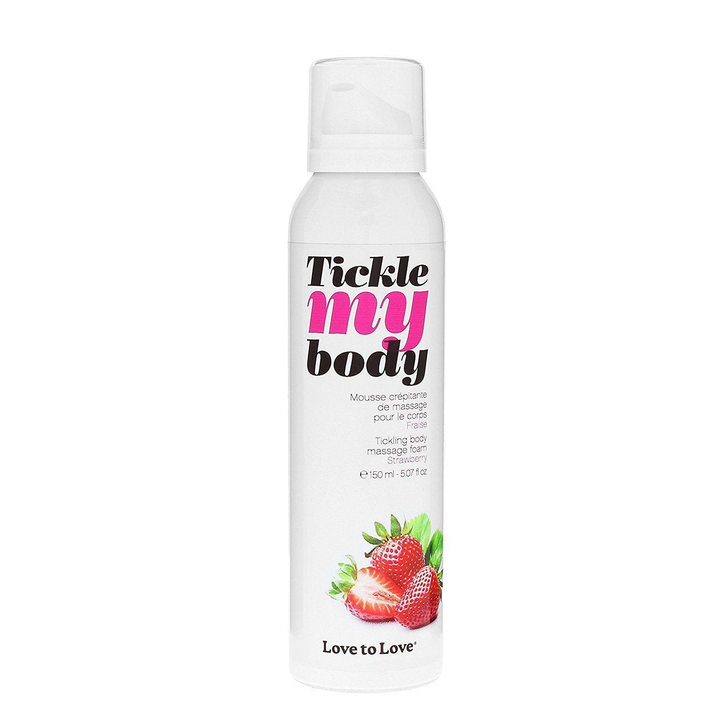 Массажная пена Love To Love TICKLE MY BODY Strawberry увлажняющая 150 мл (SO1385)