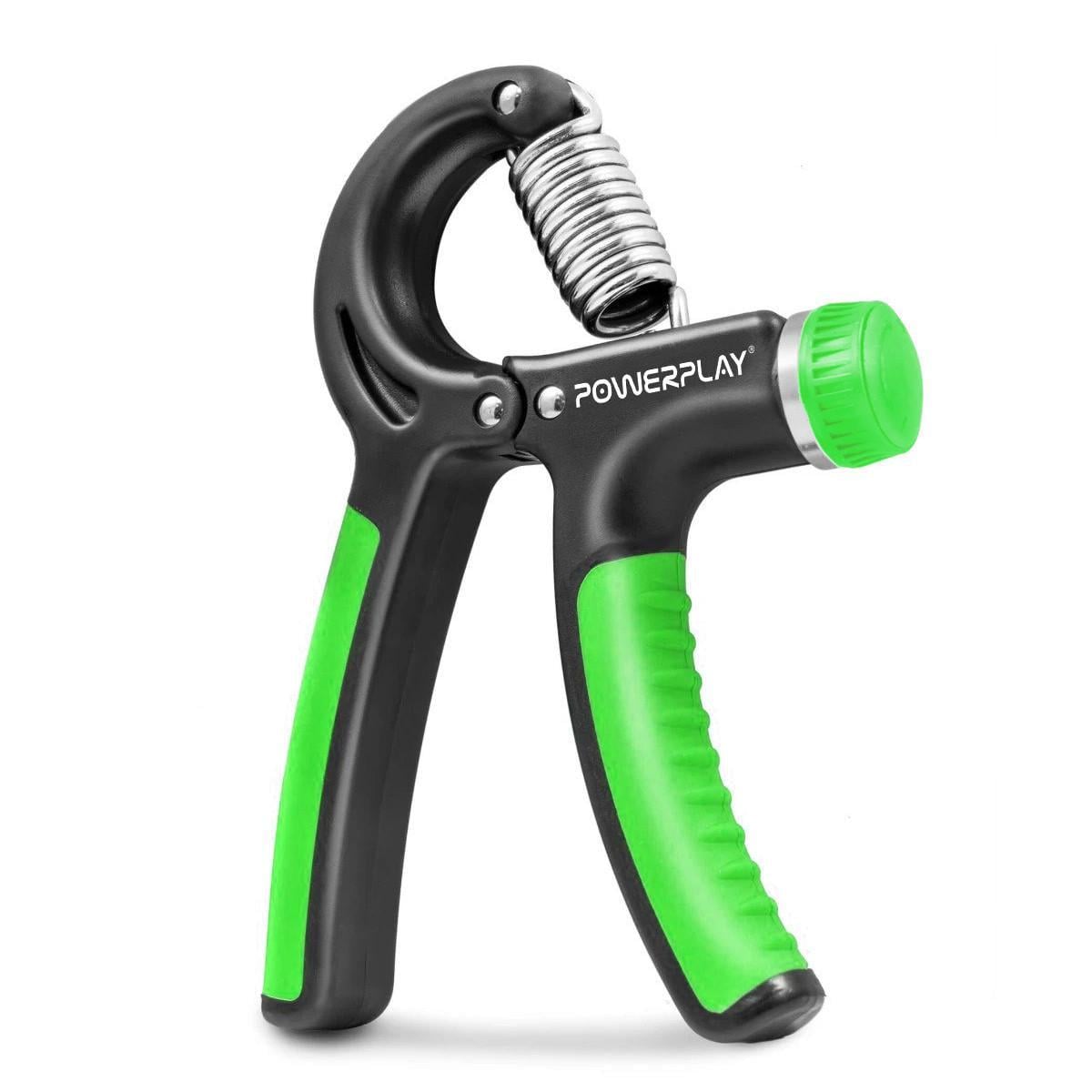 Эспандер кистевой PowerPlay PP-4323 с регулируемой нагрузкой Strength Grip 10-40 кг Черно-зеленый (3019802644)